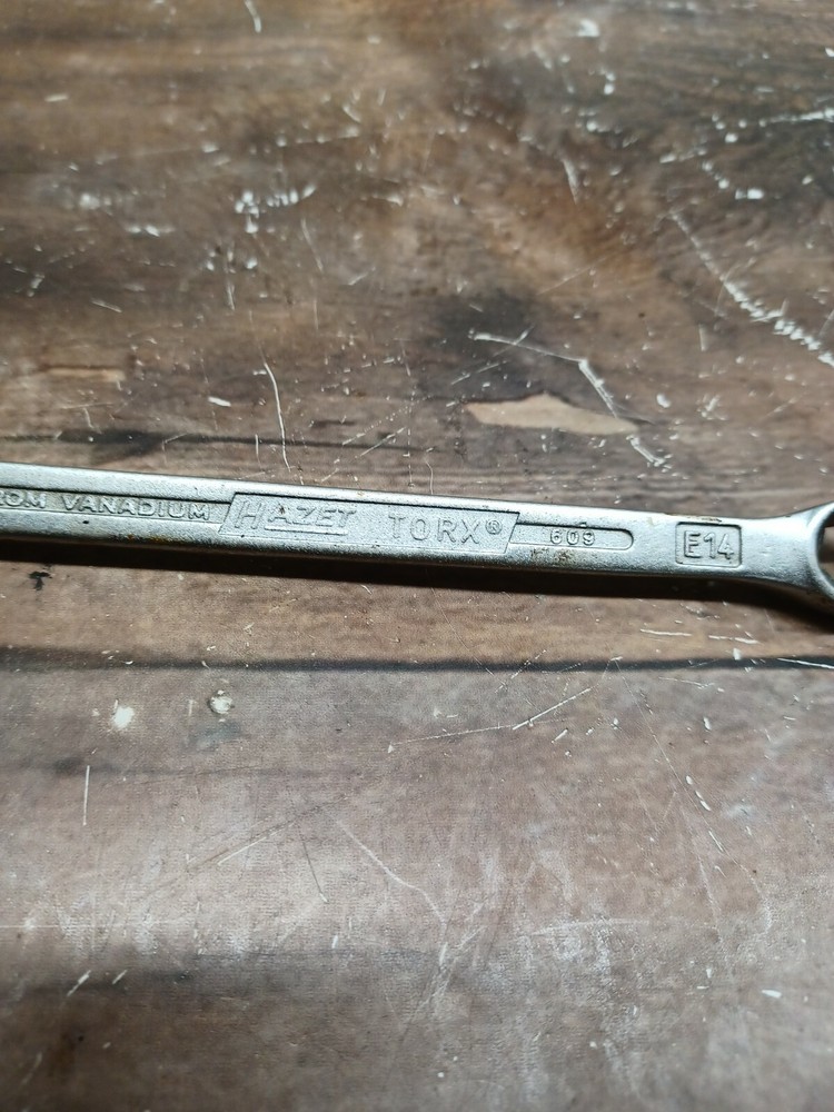 Hazet 609-E14xE18 Torx double box-end wrench E14 x E18