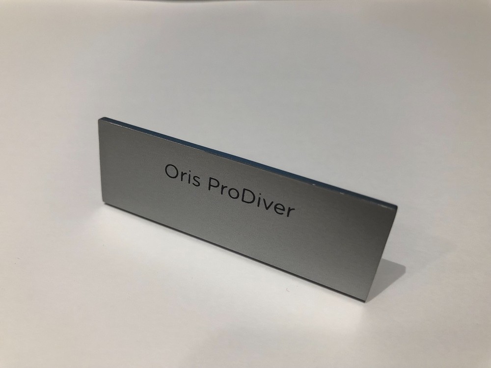 ORIS Display Plaque - Plastic - ProDiver - For Watches