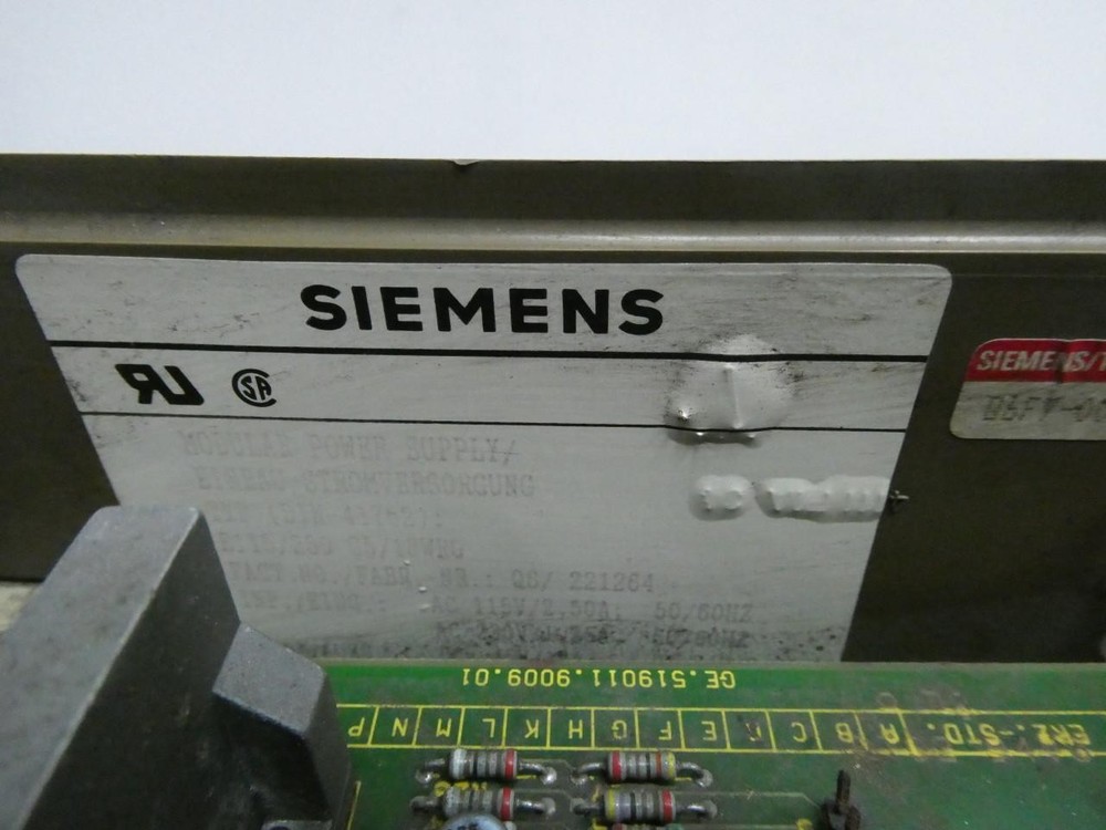 Siemens DIN-41752 Power Supply Module