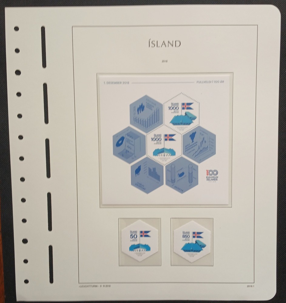 2018 Iceland Year Set On Lighthouse/Leuchtturm Hingless Pages