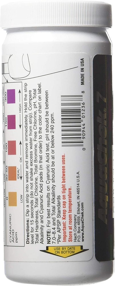 Aquachek Silver 7 in 1 Test Strips 551236