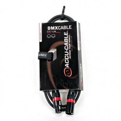 Accu-Cable 3-Pin DMX Cable, 05 ft