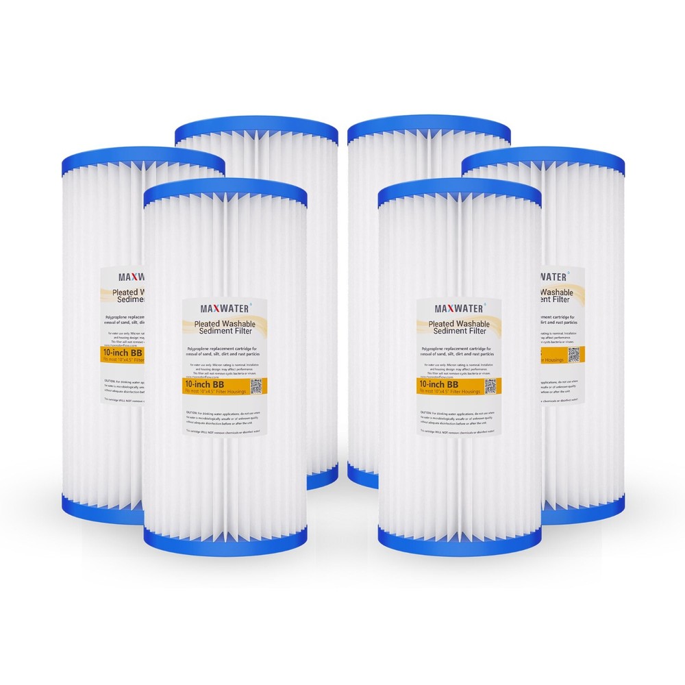 6pc Culligan R50-BBSA Compatible Heavy Duty Water Cartridge HD-950 Filters