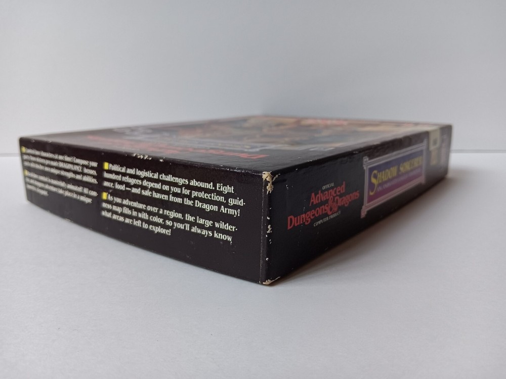 Amiga Advanced Dungeons & Dragons Shadow Sorcerer Computer Software Tested/Works