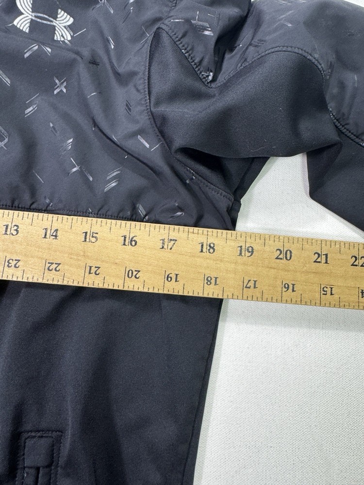 Under Armour Catalyst Men's Small Full Zip Jacket Vented Active Pockets Black