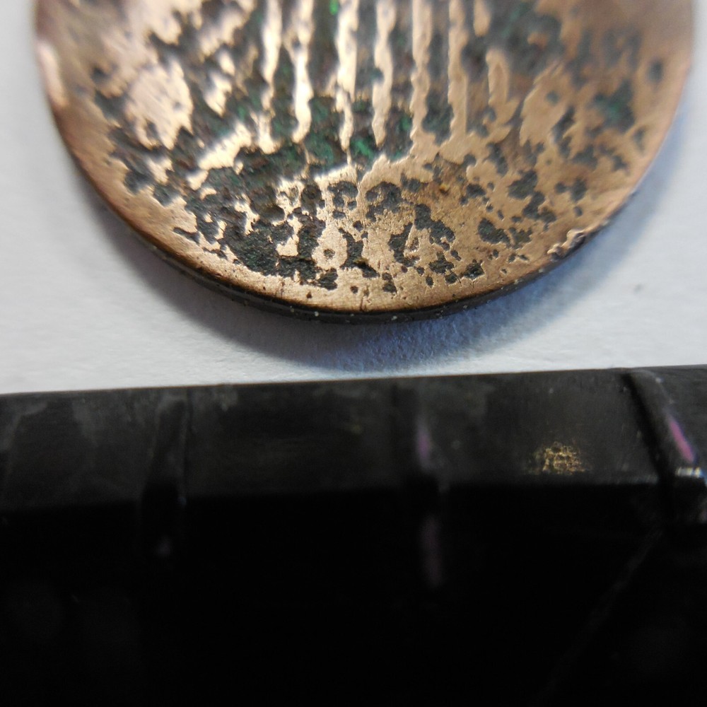 1864 copper U.S. two cent piece. 2c. AG-Good, surface roughness
