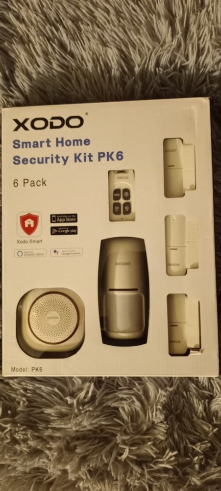 XODO Smart Home PK6 White Smart System Kit Motion Sensor Security Kit