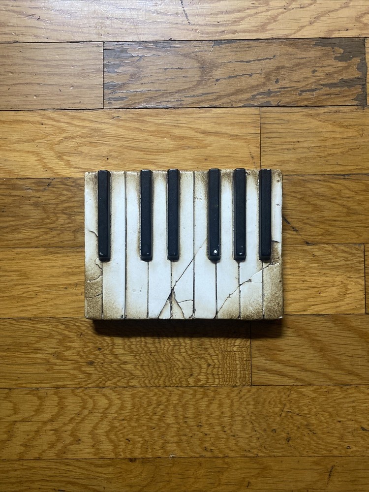 Sid Dickens Piano Keys Memory Block Tile T-45 Ivory/Black Retired