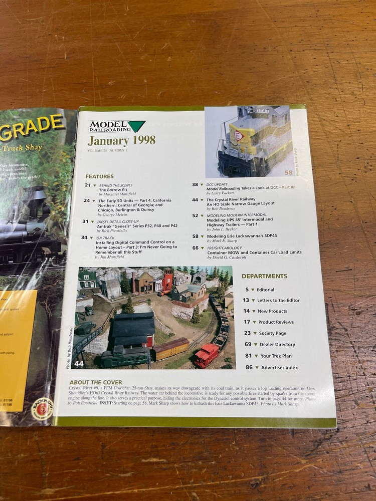 Model Railroading ~ January 1998 ~ Volume 28, No. 1 ~ Kitbashed EL SDP45