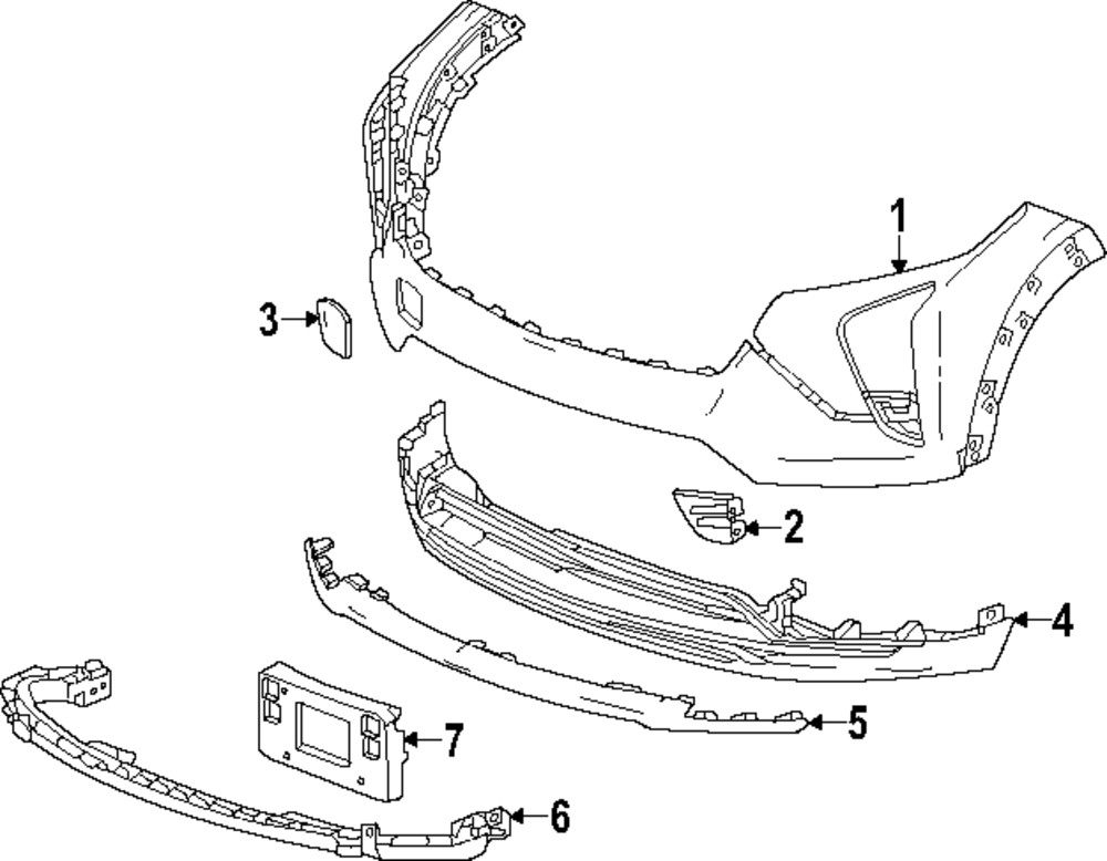 Genuine GM Passengers Front Bezel 42780281