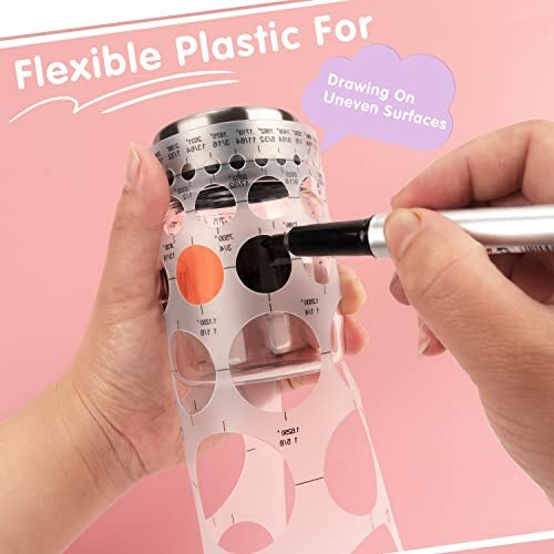 3Pack Circle Template Round Stencil for Drafting Office School Drawing Templates