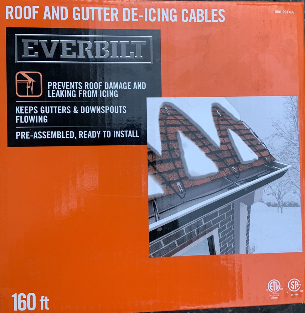 Everbilt160 FT ROOF DE-CING CABLE KIT
