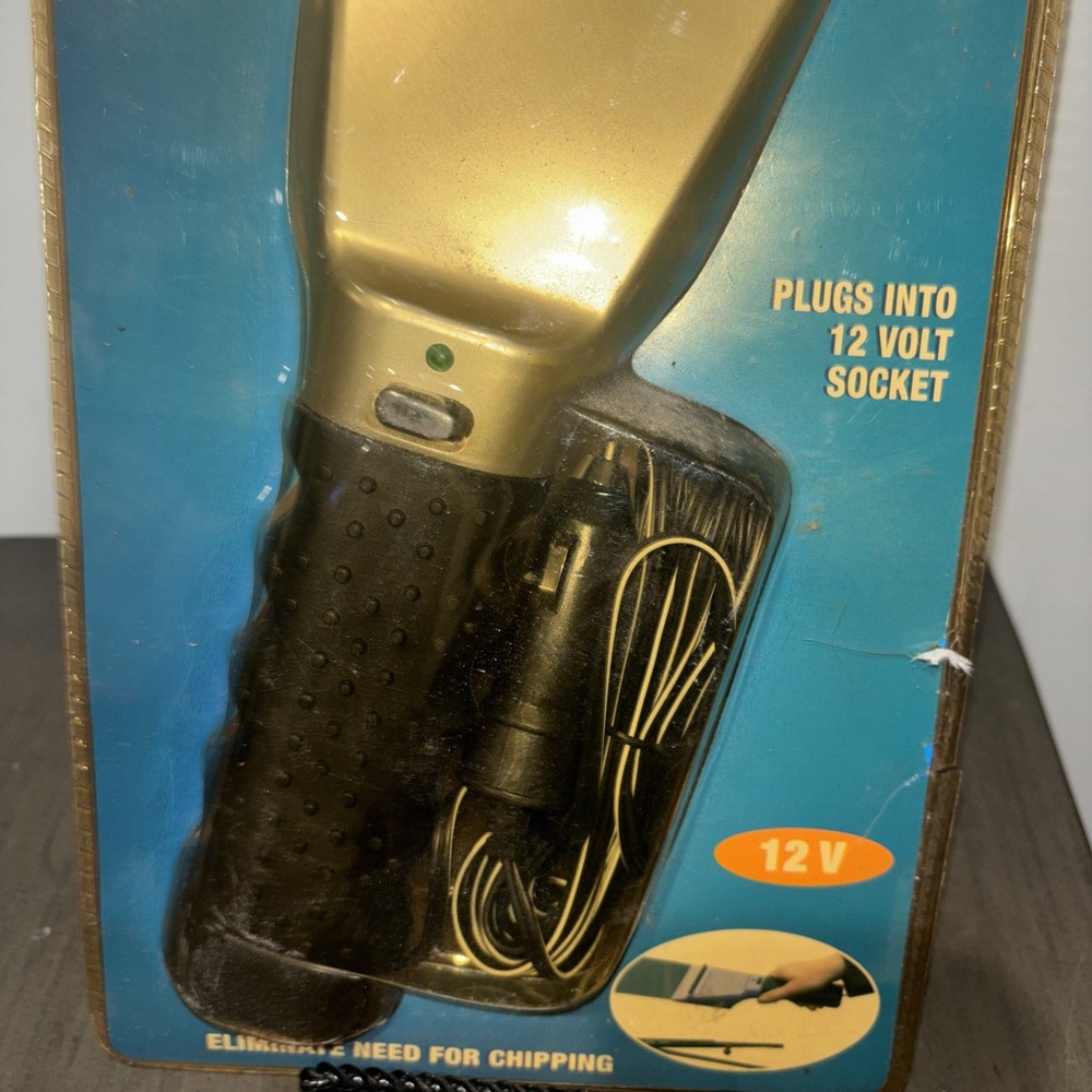 Vintage Heated Ice Scraper 12 Volt Socket
