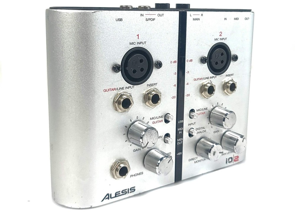 Alesis iO2 USB Audio Interface (C2018-433)