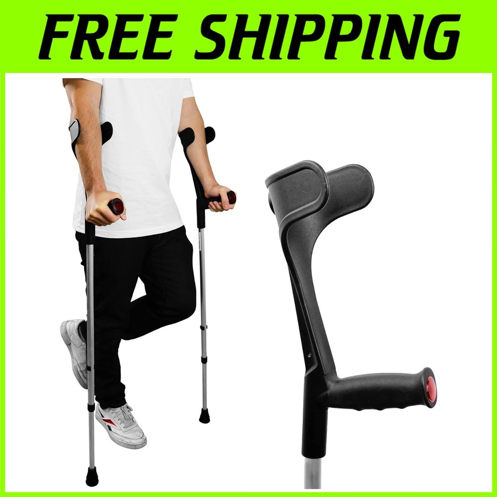 Set of Lightweight Open Cuff Crutches -  Made