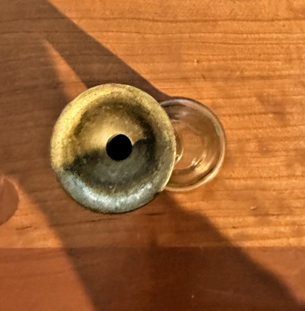 ANTIQUE HUNTING HORN BUGLE BRASS COPPER READ