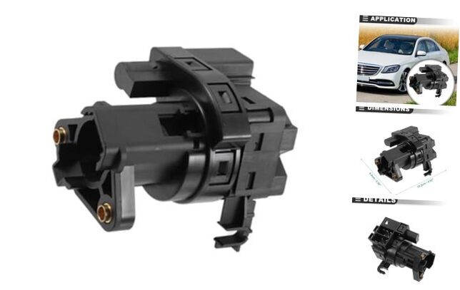 Ignition Switch Cylinder Lock Assembly, for Chevrolet Corvette, Metal, Black