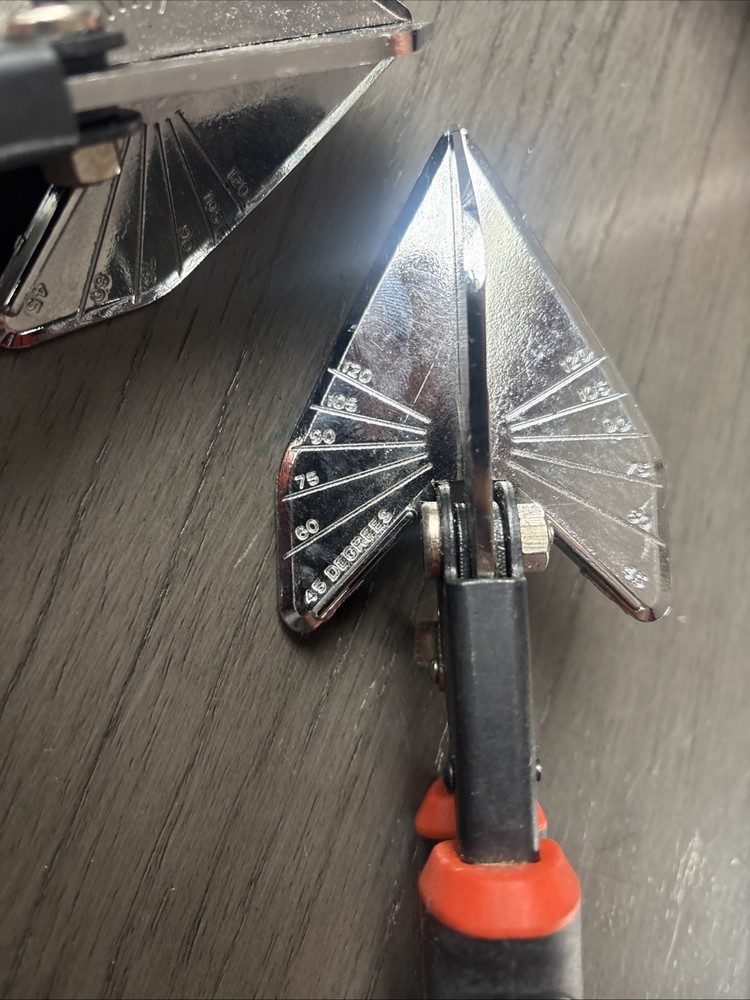(2) pairs of Crescent miter snips