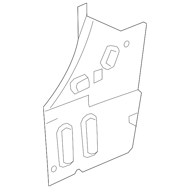 Genuine GM Passenger Side Quarter Panel Extension 84497217