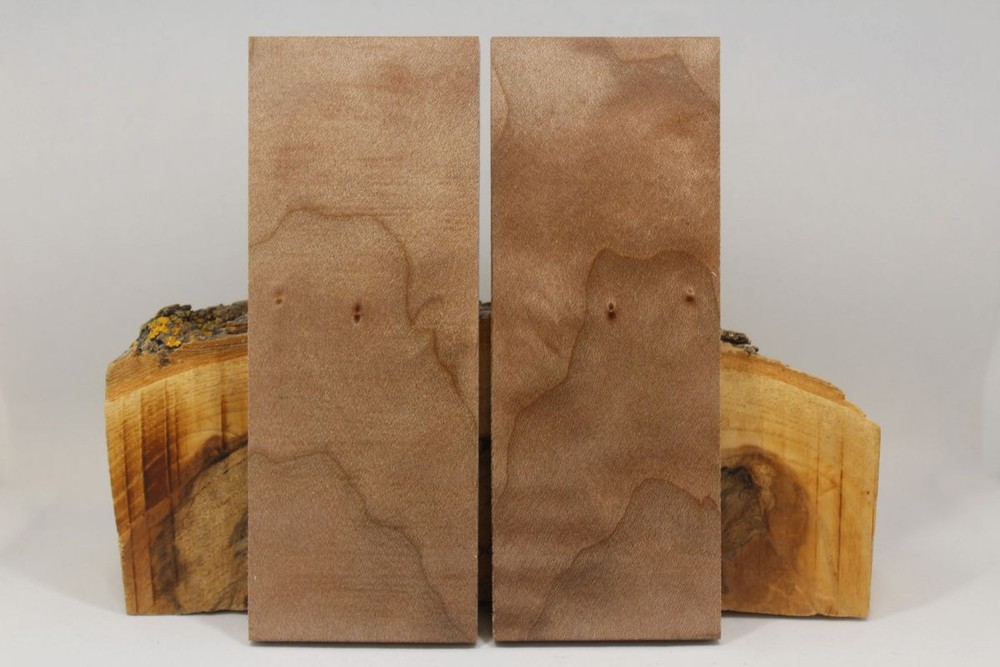 STABILIZED MAPLE CUSTOM KNIFE HANDLE MATERIAL BLANK SCALES (7253)