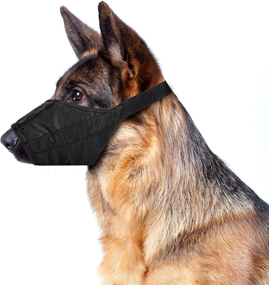 Breathable Nylon Cloth Safety Muzzle (Large)