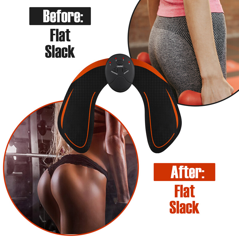 EMS ABS Muscle Trainer Abdominal Hip Buttocks Stimulator Electric Smart Training