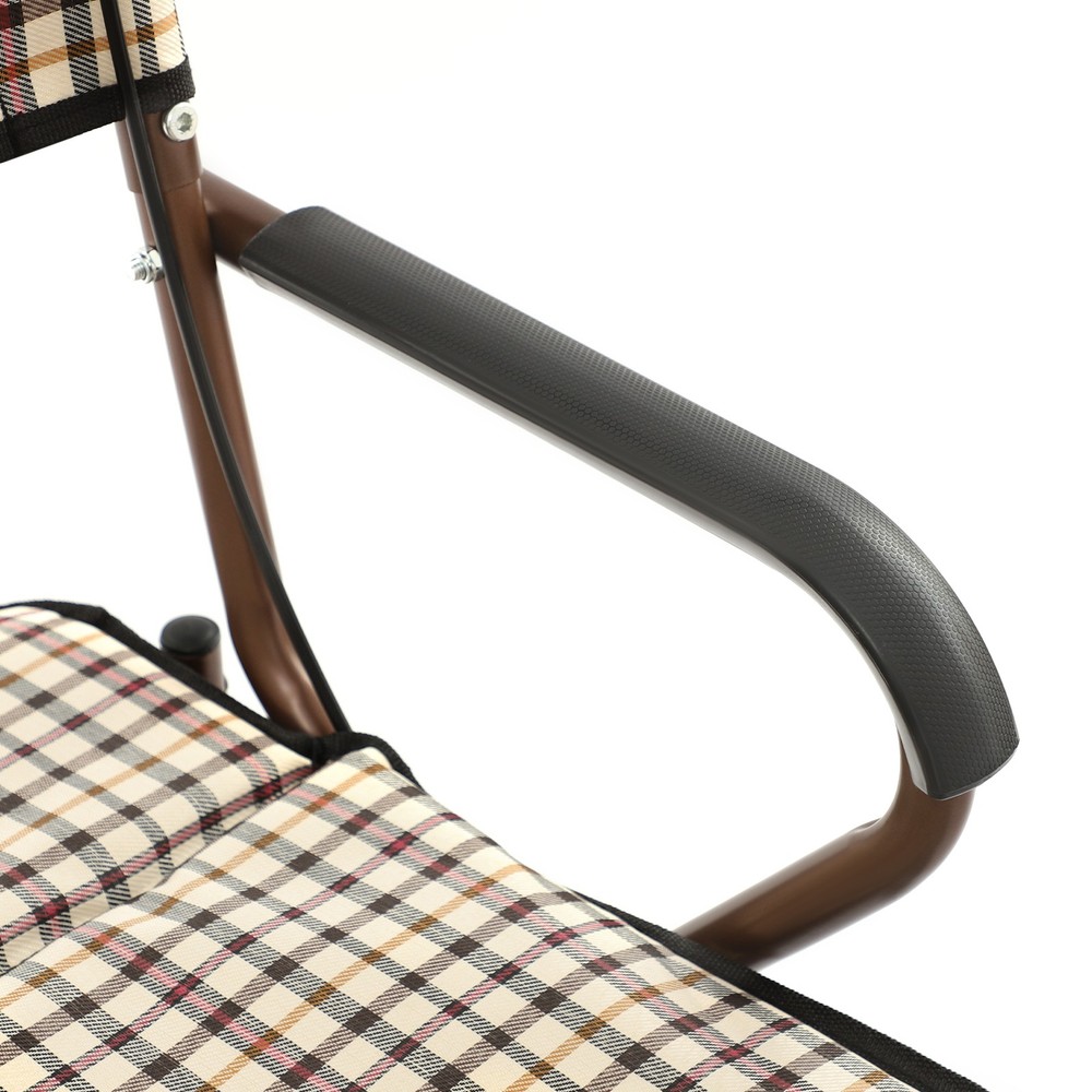 Foldable Rollator Walker with Seat, 330 lbs Capacity, Padded Seat & Backrest