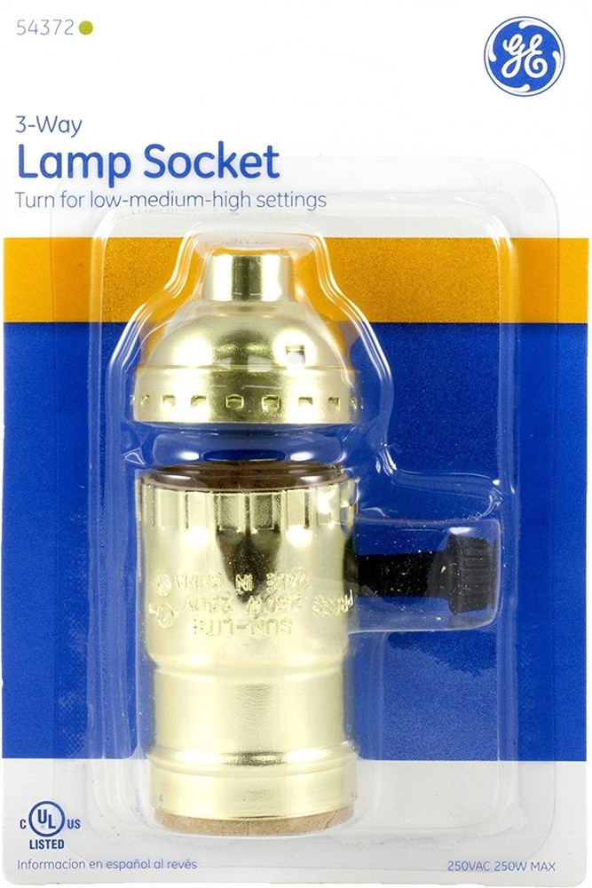 3way Lamp Socket Medium Base Turn For Lowmediumhigh Light Settings For Floor And