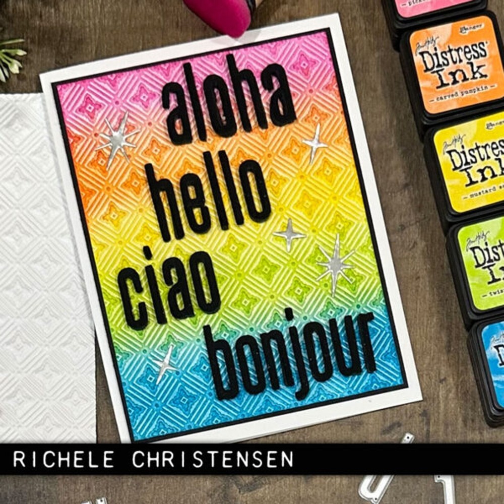 New Sizzix Thinlits 31pc Vault Edges #666873 Retail $20.99 by Tim Holtz