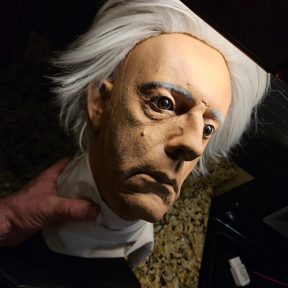 Doc Brown BACK TO THE FUTURE head bust