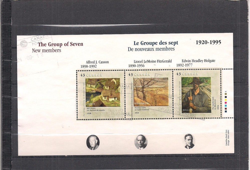 Canada #1561 used sheet Vf