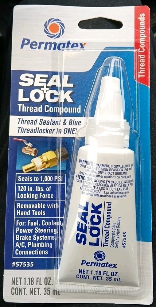 Permatex 57535 Seal + Lock Thread Compound - 1.18oz