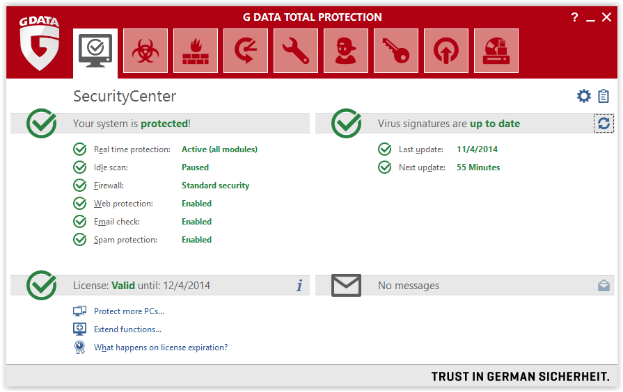 G Data Internet Security 2024 | 1 PC 1 Jahr | Vollversion GDATA DE ESD 2 min.