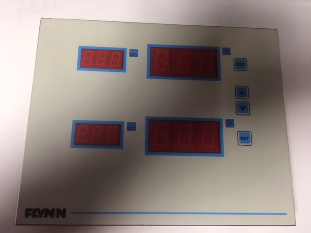 Flynn controls control panel DISKEYB New display