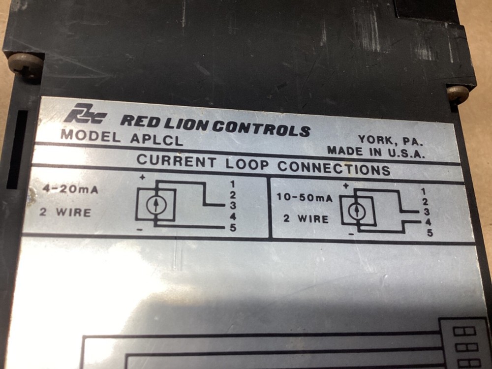 RED LION APLCL400 Current Loop Indicator #117M100*CO