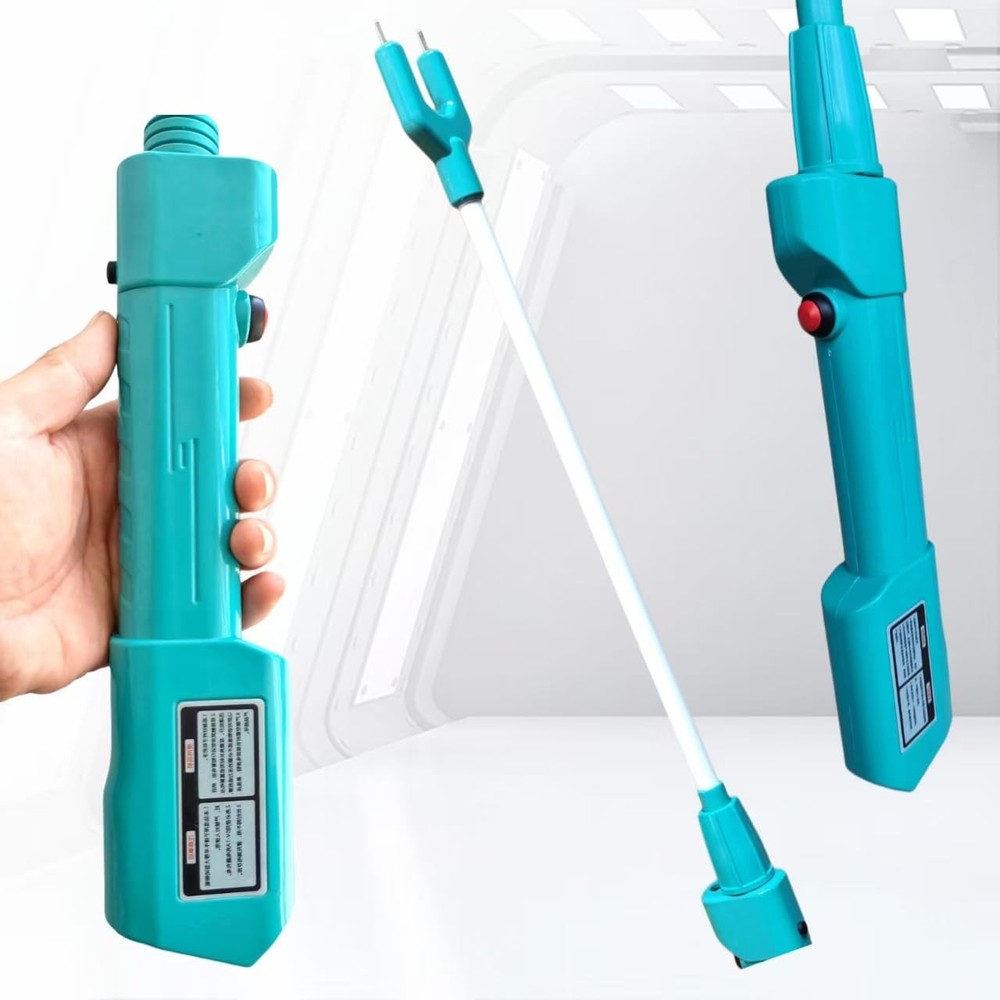 Cattle Prod Waterproof Stick with LED Light 26.3", Green
