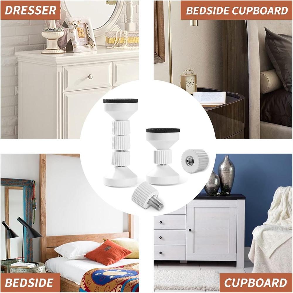 Adjustable Threaded Bed Frame Anti-Shake Tool for Bed, Headboard Stoppers, Bedsi