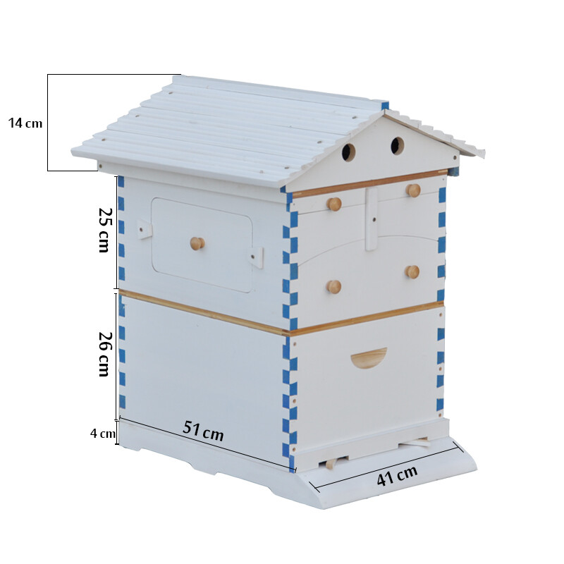 2026 Auto Bee Hives Beekeeping Starter Kit Bee Box + 7 Plastic Beekeeping Frames