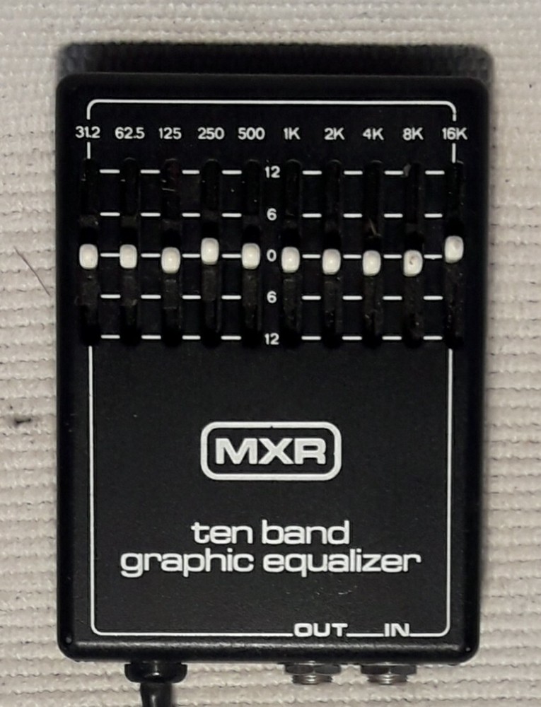 MXR 10 band graphic equalizer model 108