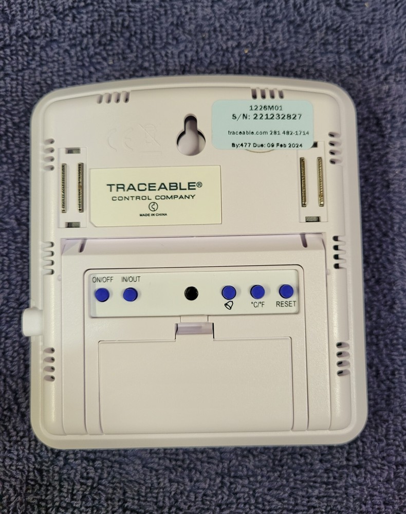 Thomas Traceable 1226M01 Jumbo Display Refrigerator/Freezer Thermometer
