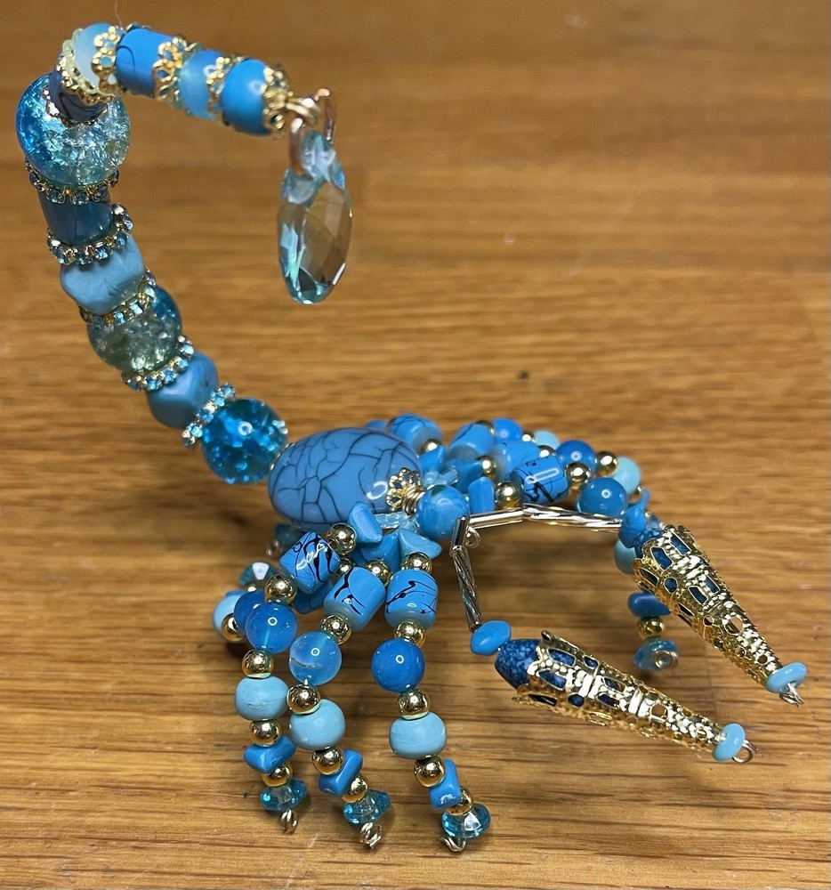 Handmade Beaded Scorpion