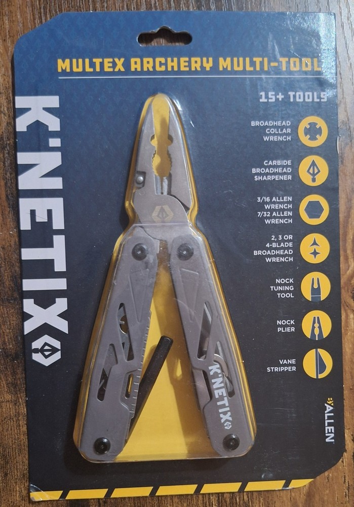 New K'netix Allen Multex Archery Multi-Tool w/ 15+ Tools Knetix