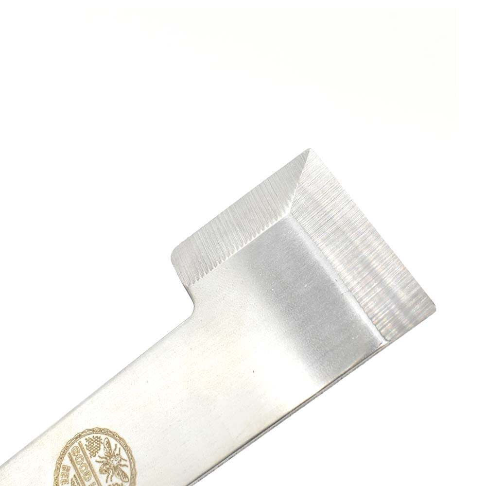 Plastic Handle 10-1/2" Long Stainless Steel Hive Tool One Sharp End, One Hook