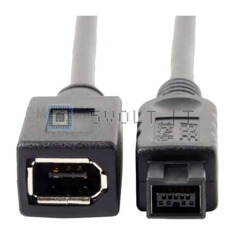 FireWire 400 to 800 Adapter Cable 6F-9M 20cm