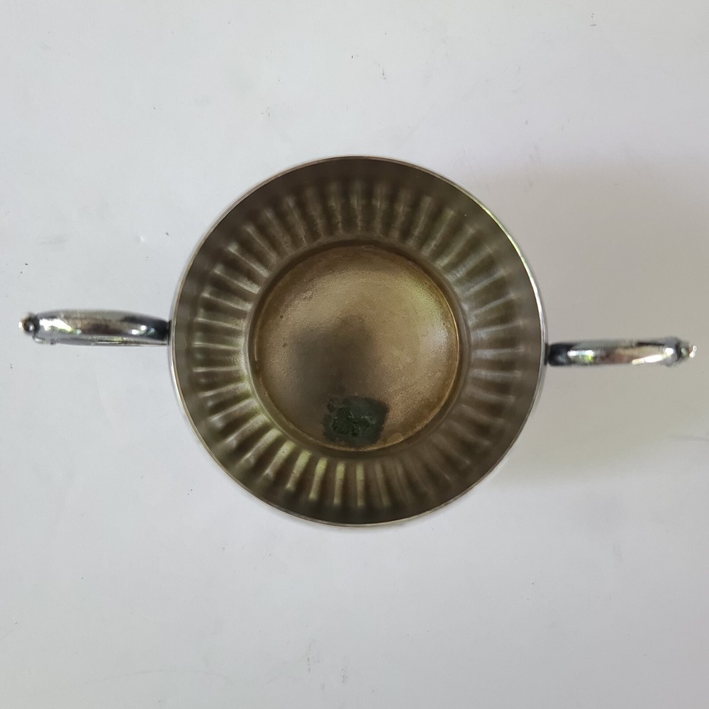 Vintage Oneida LTD Silverplate Fluted Sugar Bowl