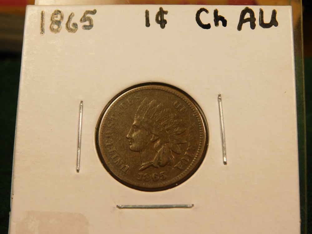 1865  Indian head cent  Item # 11606