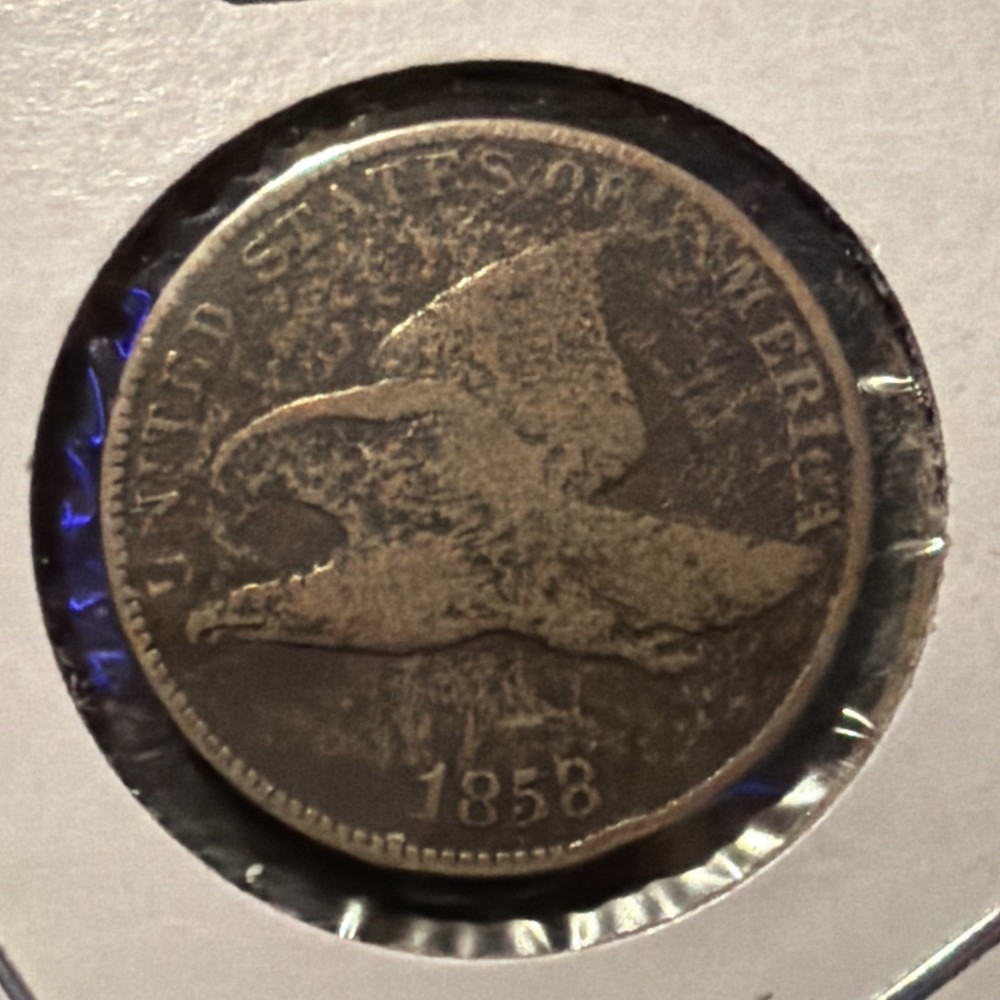 1858 Flying Eagle Cent – Gorgeous Specimen - Same Day Ship -LUCKY COIN