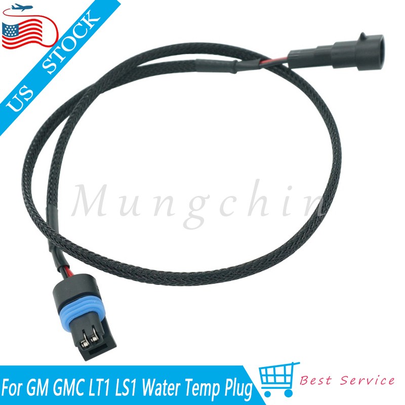CTS Coolant Temperature Sensor Extension Harness For 2 Wire Water Temp LSX Plug