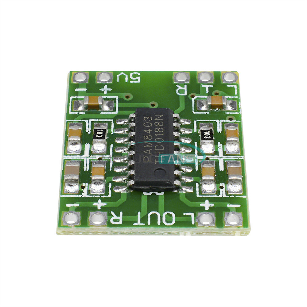 5PCS Digital Amplifier Board Class D 2*3W USB Power Mini PAM8403 Audio Module