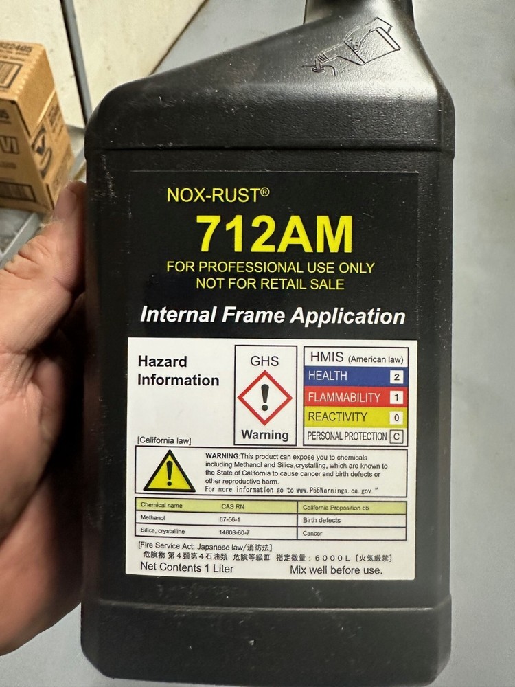 NOX-RUST 712AM INTERNAL FRAME APPLICATION REUST PREVENTATIVE 1 LITER